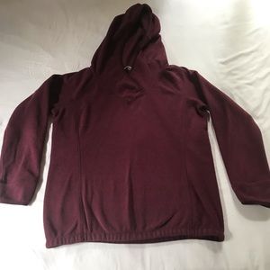 Maroon Hooded Sweater